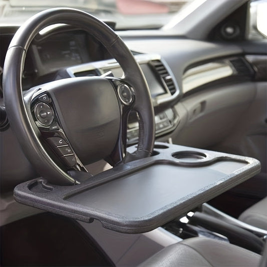 Portable Car Steering Wheel Tray - Laptop & Food Holder