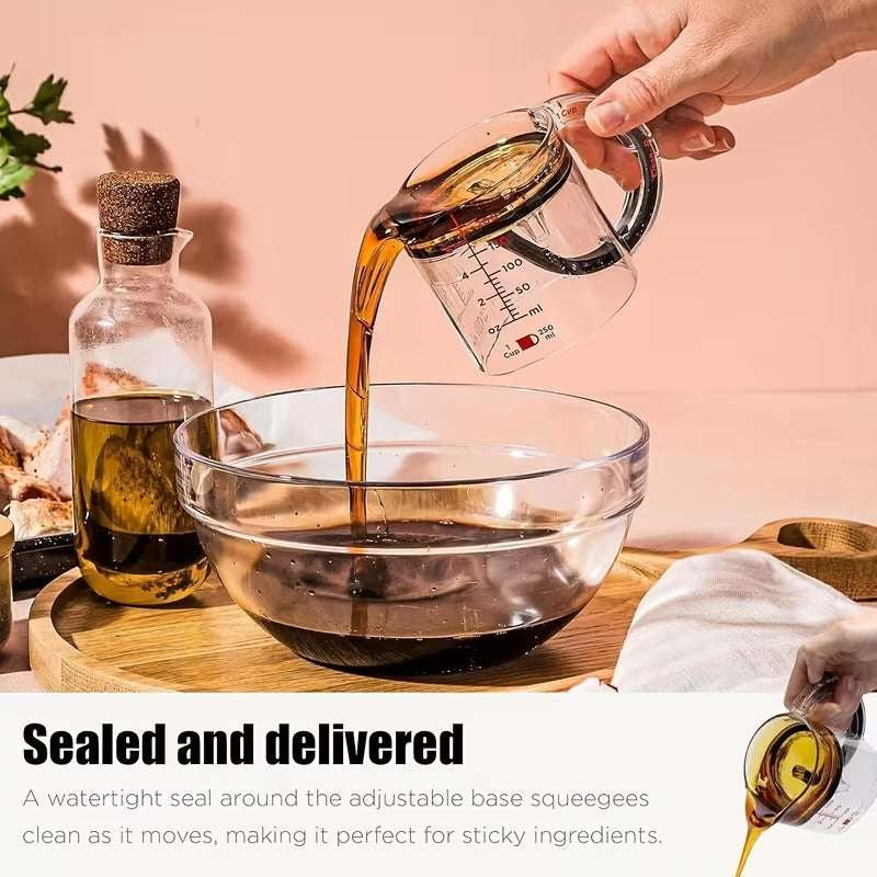 Acrylic 4-In-1 Measuring Cup - Multi-Level Kitchen Measuring Tool
