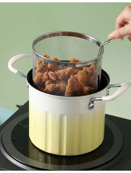 3L Deep Frying Pot for Home Kitchen – Heavy Duty Cooking Pot