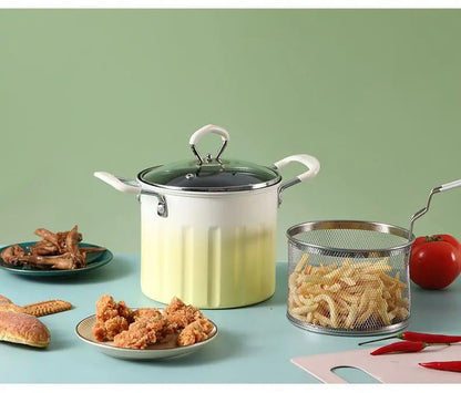 3L Deep Frying Pot for Home Kitchen – Heavy Duty Cooking Pot