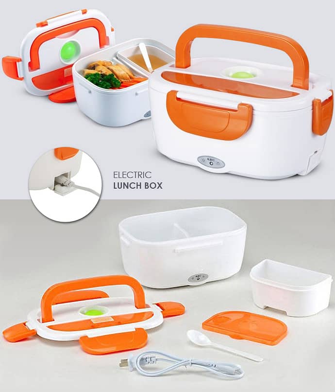 portable lunch box for travel heating