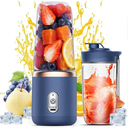 Portable USB Rechargeable Blender Cup – 400ml