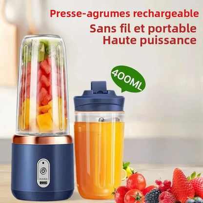 Portable USB Rechargeable Blender Cup – 400ml