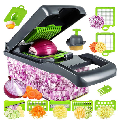 11-in-1 Vegetable Chopper & Mandoline Slicer