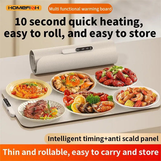 Silicone Electric Food Warmer Mat – Keep Food Hot Anywhere