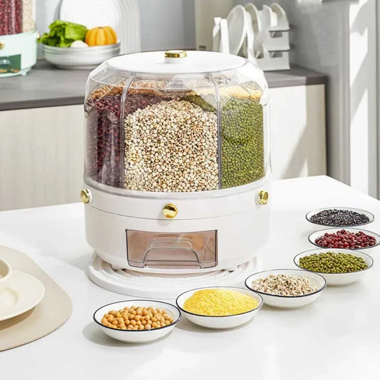 360° Rotating Sealed Rice & Grain Dispenser