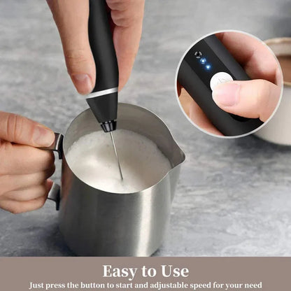 Portable Handheld Milk Frother & Mini Blender