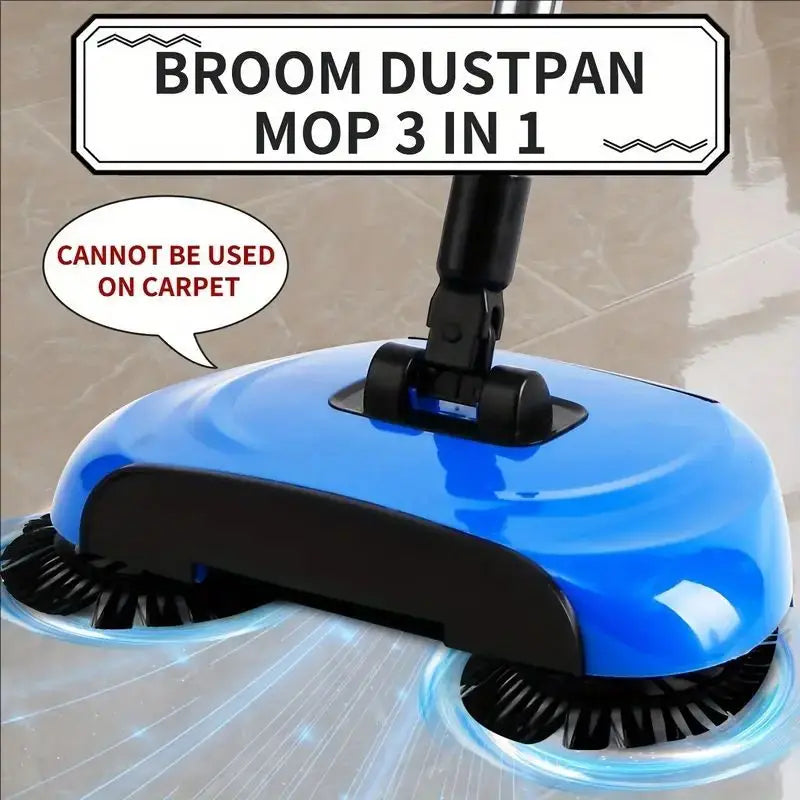Hand Push Sweeper – Dry & Wet Floor Cleaner