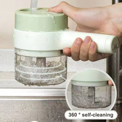 4-in-1 Handheld Electric Vegetable Cutter