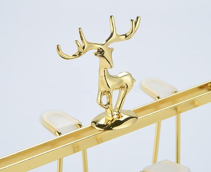 Deer Glass Storage Rack - Hanging Wine & Stemware Holder