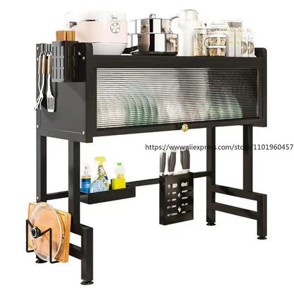 Kitchen Sink Countertop Organizer & Dish Rack