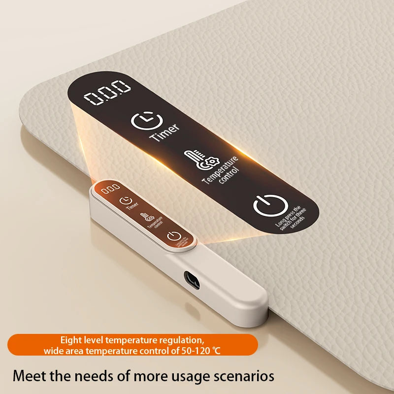 Silicone Electric Food Warmer Mat – Keep Food Hot Anywhere