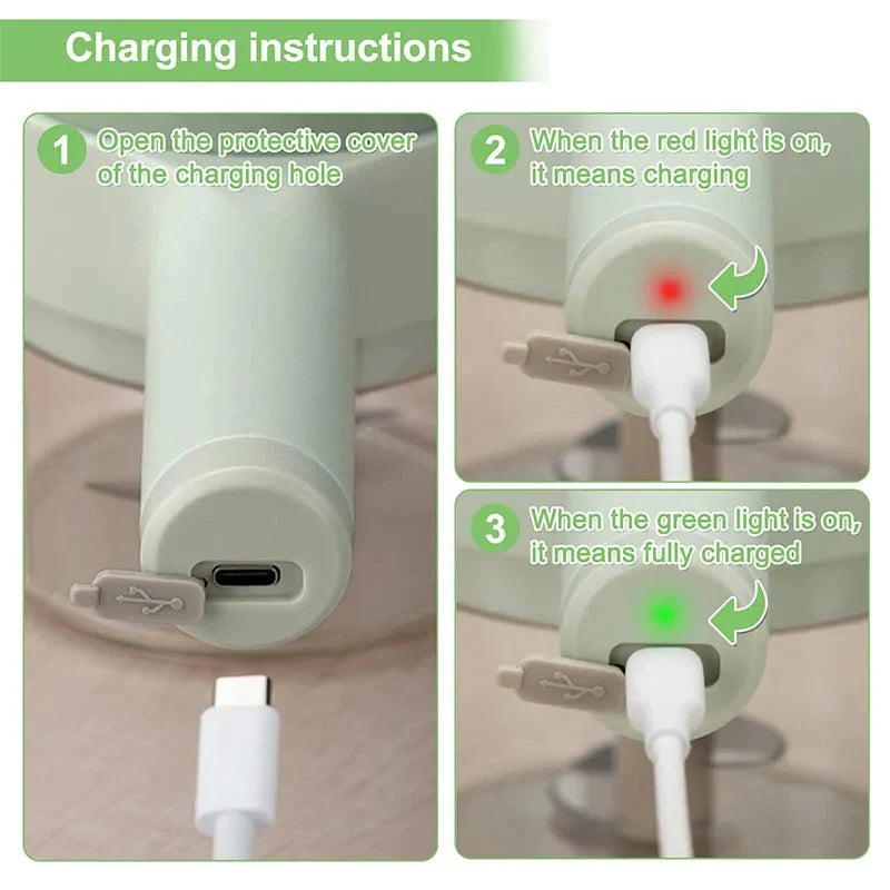 4-in-1 Handheld Electric Vegetable Cutter