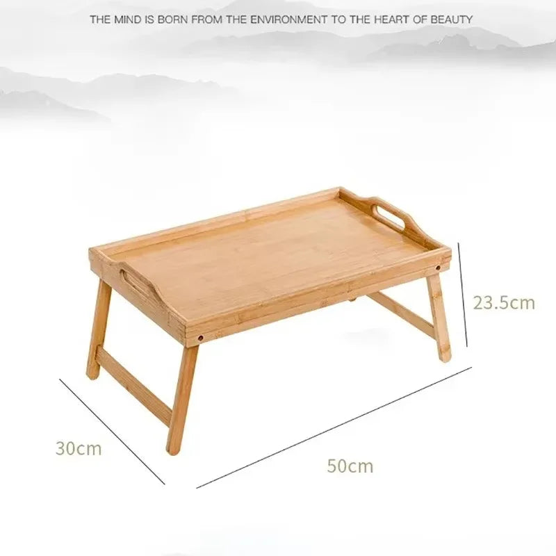 Bamboo Bed Table Tray