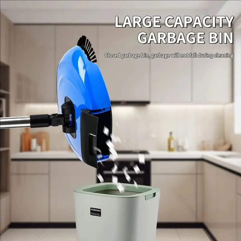 Hand Push Sweeper – Dry & Wet Floor Cleaner