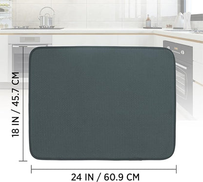 Dish Drying Mat – Absorbent Kitchen Counter Protector