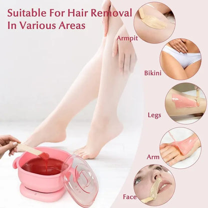 Portable Silicone Wax Warmer – Hot Wax Heater Machine for Hair Removal