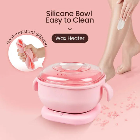 Portable Silicone Wax Warmer – Hot Wax Heater Machine for Hair Removal
