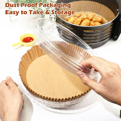 50Pcs Disposable Air Fryer Paper Liners - Non-Stick & Oil-Proof for Easy Cleaning | Pakistan