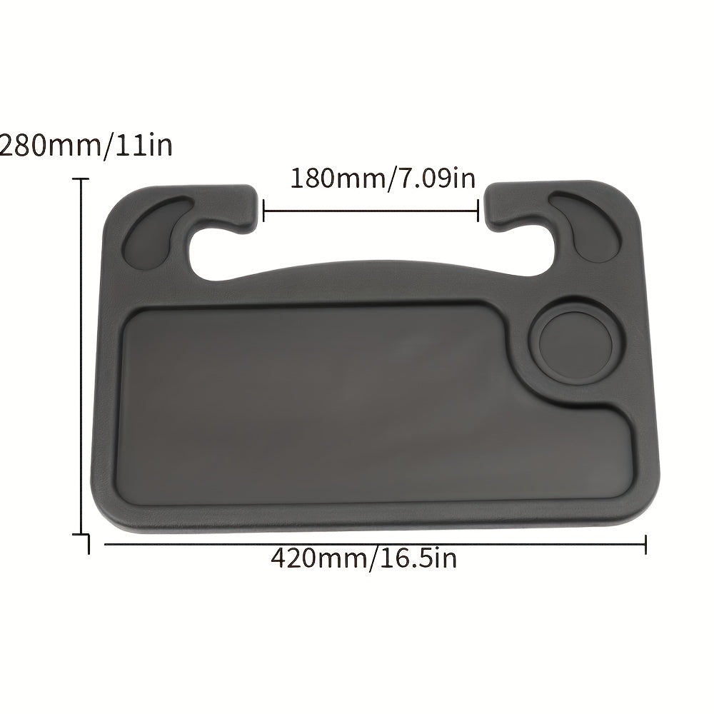 Portable Car Steering Wheel Tray - Laptop & Food Holder