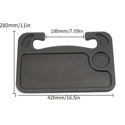 Portable Car Steering Wheel Tray - Laptop & Food Holder