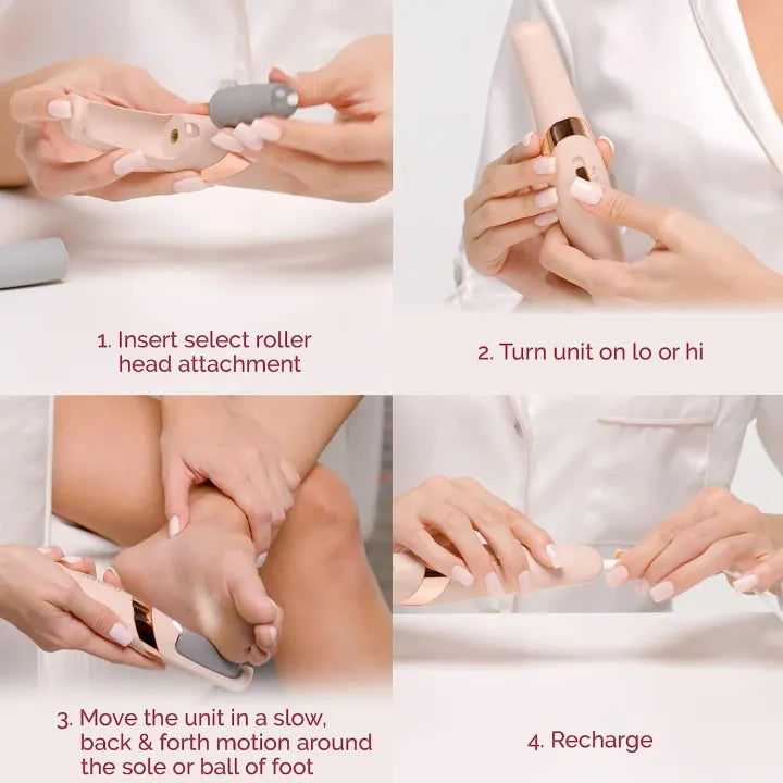 Rechargeable Flawless Pedi – Electric Foot File & Callus Remover