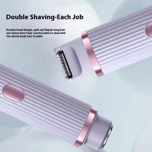 2-in-1 Dual Head Women’s Shaver – Electric Hair Removal (Wet & Dry Use)