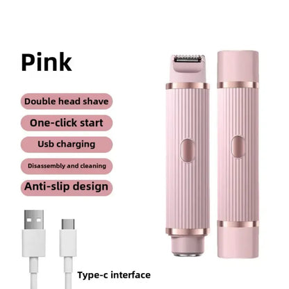2-in-1 Dual Head Women’s Shaver – Electric Hair Removal (Wet & Dry Use)
