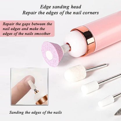 Electric Nail Drill Kit – Rechargeable Cordless Manicure & Pedicure Set
