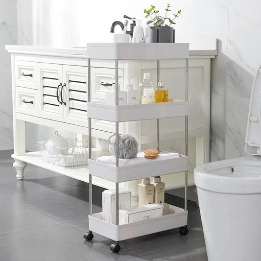 Multi-Purpose Open Shelf Storage Cart