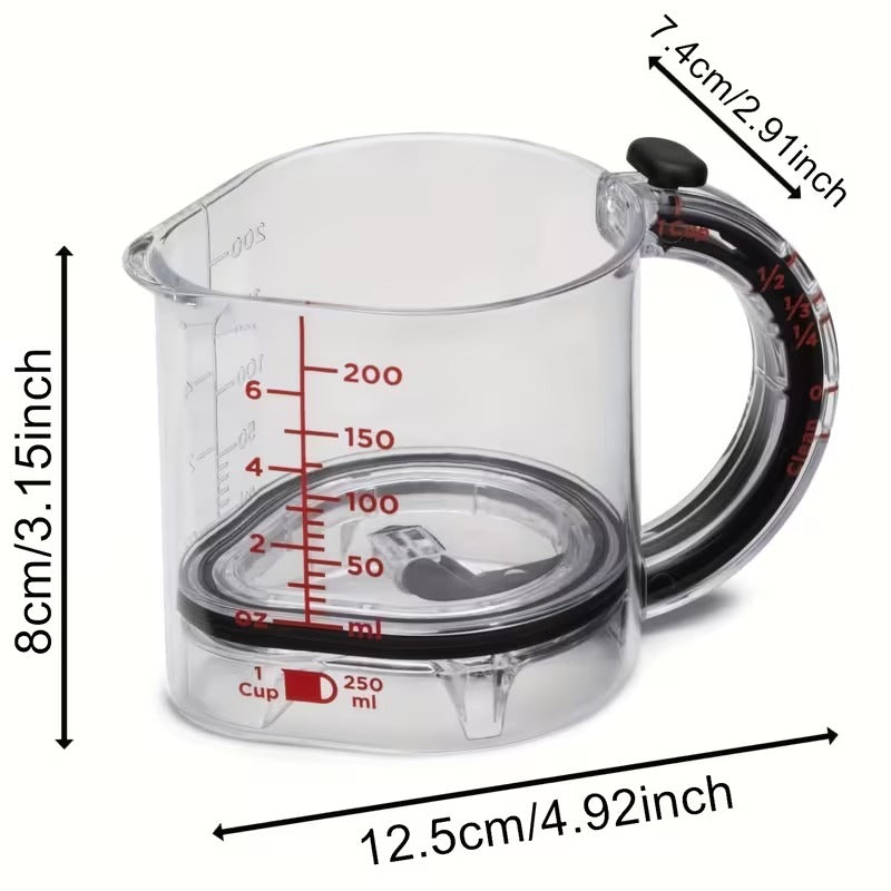 Acrylic 4-In-1 Measuring Cup - Multi-Level Kitchen Measuring Tool