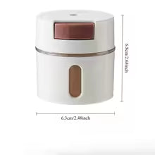Wall Mounted Magnetic Seasoning Box 6 Pieces Set - Spice Storage Organizer