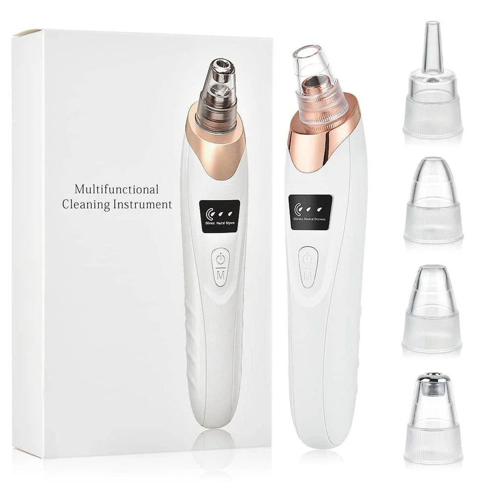 6 interchangeable probe heads for blackhead remover vacuum