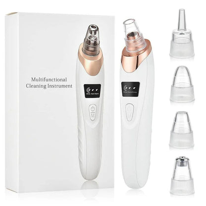 6 interchangeable probe heads for blackhead remover vacuum