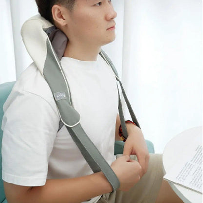 infrared heat therapy on electric neck and shoulder massager
