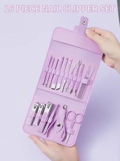 Professional Manicure & Pedicure Kit – Nail Clipper Set (Stainless Steel)