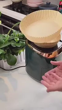 50Pcs Disposable Air Fryer Paper Liners - Non-Stick & Oil-Proof for Easy Cleaning | Pakistan