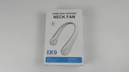 Portable Bladeless Wearable Neck Fan - Rechargeable & Hands-Free Cooling